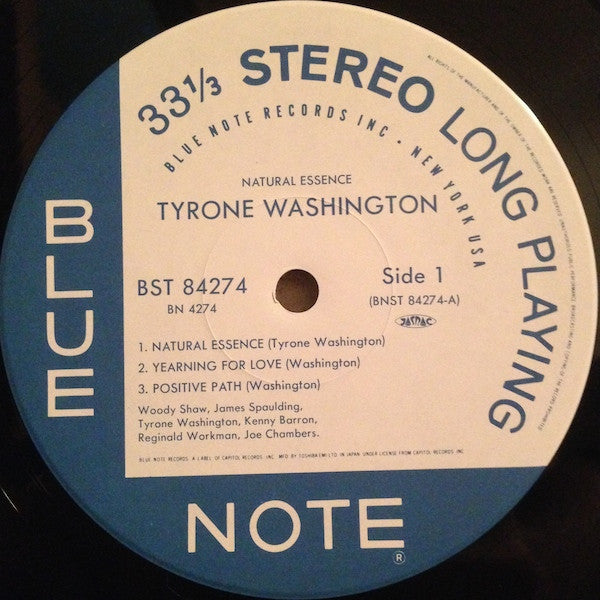 Tyrone Washington - Natural Essence (Vinyl, LP, Album, Limited Edition, Reissue, Stereo) Near Mint (NM or M-) / Near Mint (NM or M-)