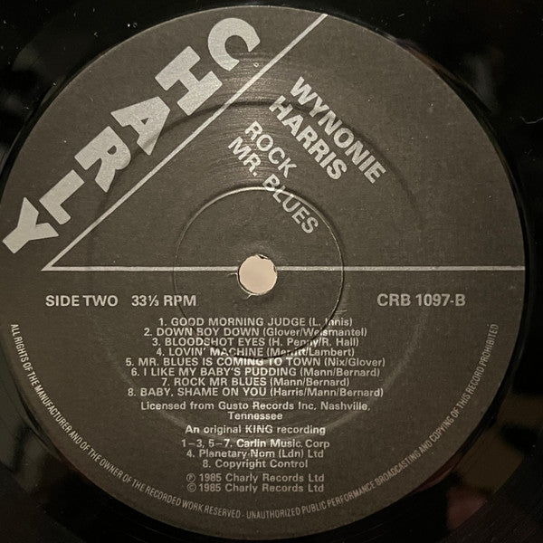 Wynonie Harris - Rock Mr. Blues (Vinyl, LP, Compilation) Very Good (VG) / Very Good (VG)