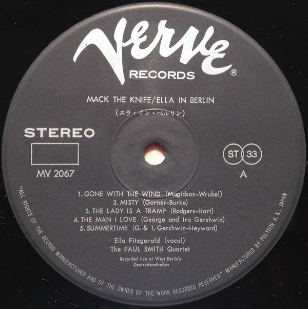 Ella Fitzgerald - Mack The Knife - Ella In Berlin (Vinyl, LP, Album...