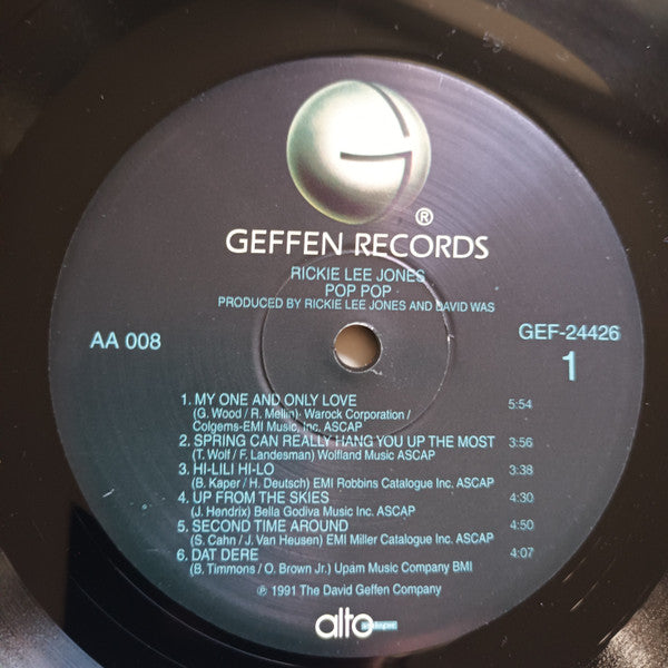 Rickie Lee Jones - Pop Pop (Vinyl, LP, Limited Edition, Numbered) Near Mint (NM or M-) / Very Good Plus (VG+)