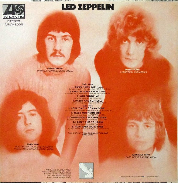 Led Zeppelin - Led Zeppelin (Vinyl, LP, Album, Limited Edition, Reissue) Very Good Plus (VG+) / Near Mint (NM or M-)