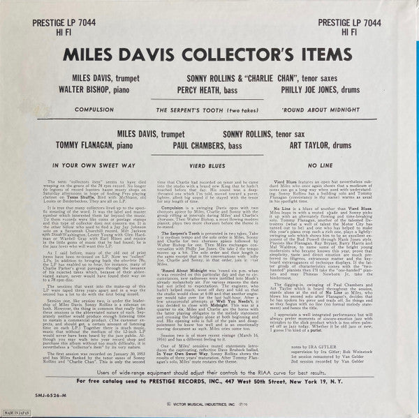 Miles Davis - Collectors' Items (Vinyl, LP, Album, Reissue, Remaste...
