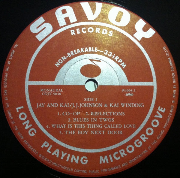 JJ Johnson - Jay & Kai (Vinyl, LP, Album, Reissue, Mono) Very Good Plus (VG+) / Very Good Plus (VG+)