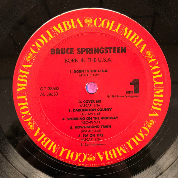 Bruce Springsteen - Born In The U.S.A. (Vinyl, LP, Album) Very Good (VG) / Good Plus (G+)
