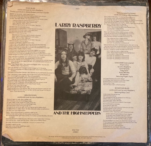 Larry Raspberry And The Highsteppers - "Highsteppin' And Fancy Danc...