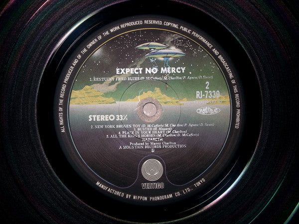 Nazareth (2) - Expect No Mercy (Vinyl, LP, Album) Very Good (VG) / Very Good Plus (VG+)