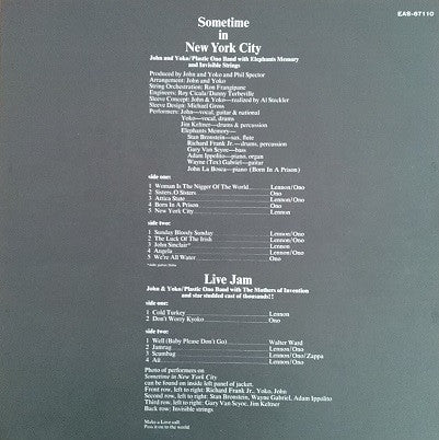 John Lennon & Yoko Ono - Some Time In New York City (Vinyl, LP, Album)