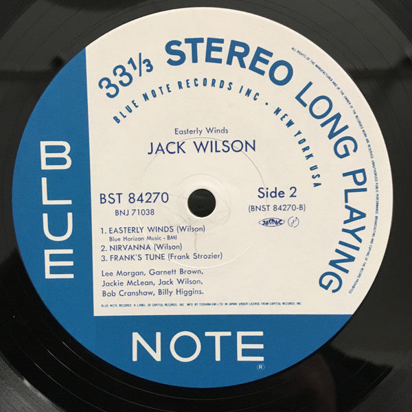 Jack Wilson - Easterly Winds (Vinyl, LP, Album, Reissue) Very Good Plus (VG+) / Near Mint (NM or M-)