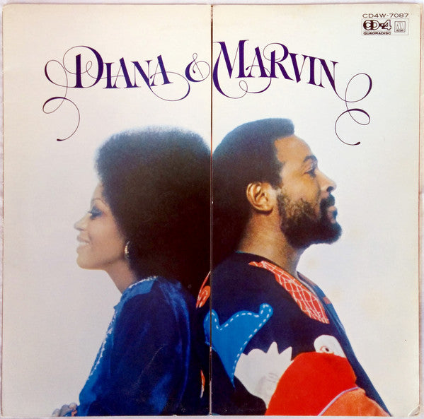Diana Ross - Diana & Marvin (Vinyl, LP, Album, Quadraphonic) Very Good (VG) / Very Good (VG)