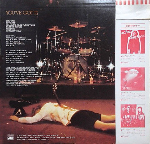 AC/DC - If You Want Blood You've Got It (Vinyl, LP, Album, Stereo)