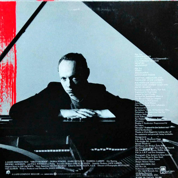 Joe Jackson - Mike's Murder (The Motion Picture Soundtrack) = マイクス・マーダー (Vinyl, LP, Album) Very Good Plus (VG+) / Very Good (VG)