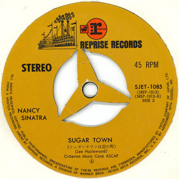 Nancy Sinatra - Summer Wine = サマー・ワイン (Vinyl, 7", 45 RPM, Stereo) Very Good (VG) / Very Good Plus (VG+)
