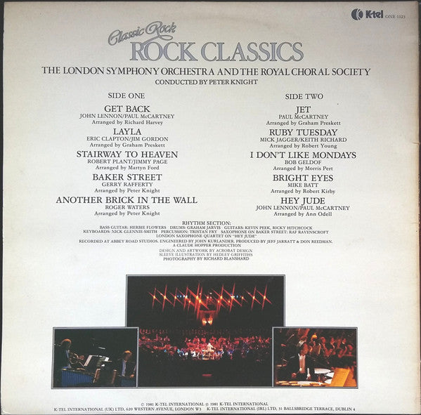 London Symphony Orchestra - Classic Rock Rock Classics (Vinyl, LP, Album) Very Good (VG) / Very Good Plus (VG+)