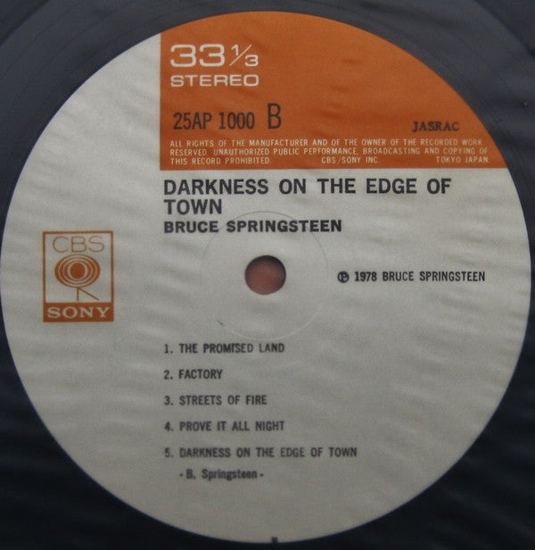 Bruce Springsteen - Darkness On The Edge Of Town (Vinyl, LP, Album,...