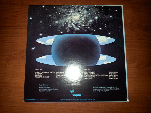 Robin Trower - Twice Removed From Yesterday (Vinyl, LP, Album, Reissue) Very Good Plus (VG+) / Very Good (VG)