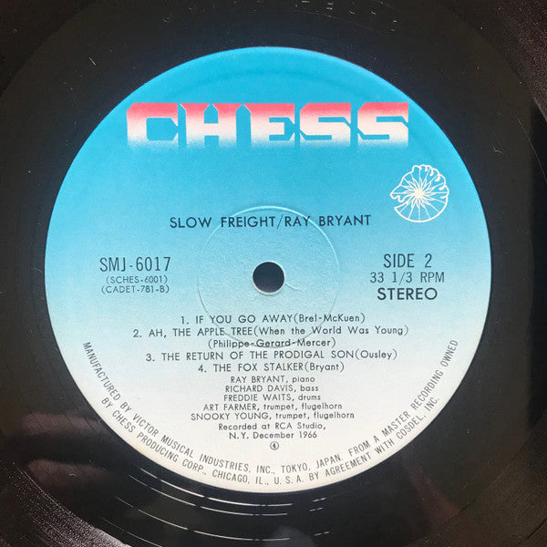 Ray Bryant - Slow Freight (Vinyl, LP, Album, Reissue) Very Good (VG) / Good Plus (G+)