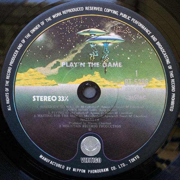 Nazareth (2) - Play 'N' The Game (Vinyl, LP, Album, Reissue) Very Good Plus (VG+) / Good Plus (G+)