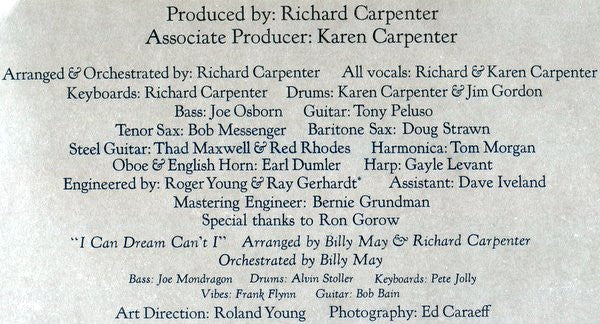 Carpenters - Horizon (Vinyl, LP, Album, Stereo)