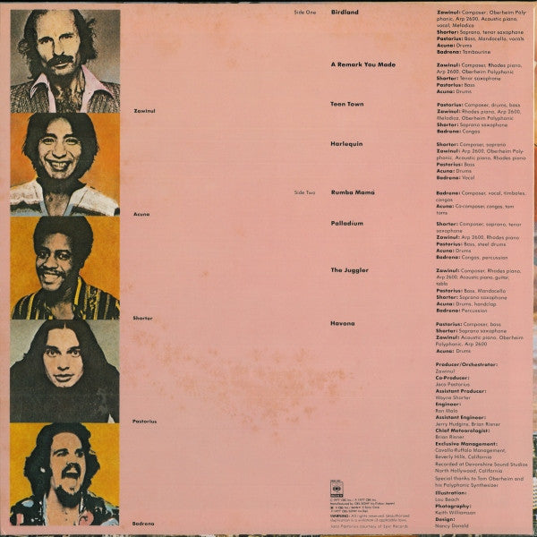 Weather Report - Heavy Weather (Vinyl, LP, Album, Stereo) Very Good Plus (VG+) / Very Good Plus (VG+)