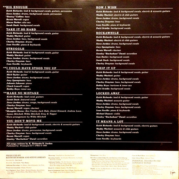Keith Richards - Talk Is Cheap (Vinyl, LP, Album)