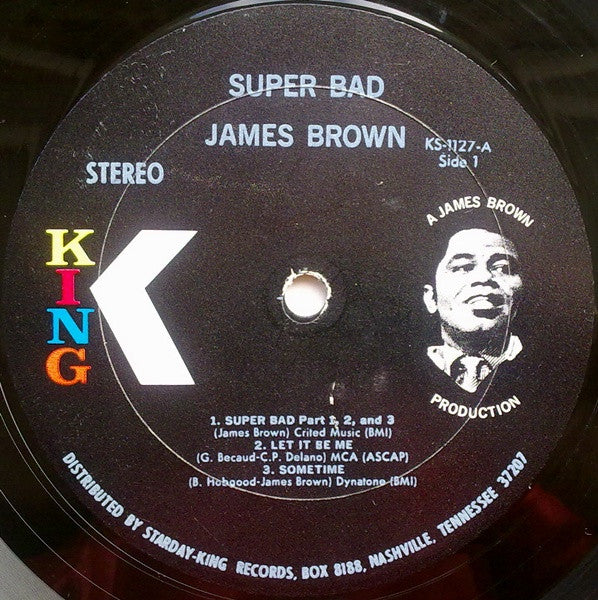 James Brown - Super Bad (Vinyl, LP, Album, Stereo) Good Plus (G+) / Good Plus (G+)