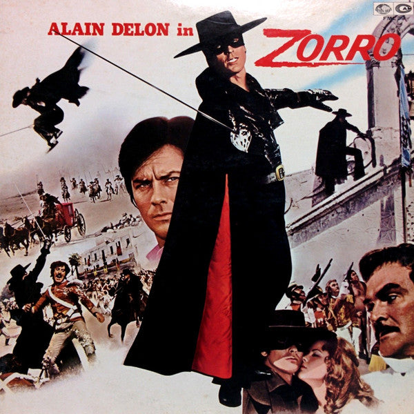 Guido And Maurizio De Angelis - アラン・ドロンのゾロ = Zorro (Original Soundtrack Recording) (Vinyl, LP, Album) Near Mint (NM or M-) / Good Plus (G+)