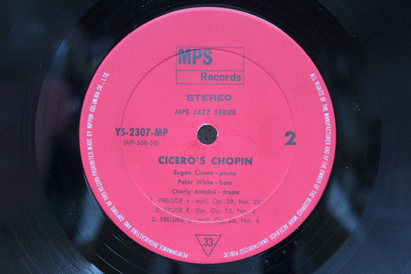 Eugen Cicero - Cicero's Chopin (Vinyl, LP, Album) Very Good Plus (VG+) / Very Good (VG)