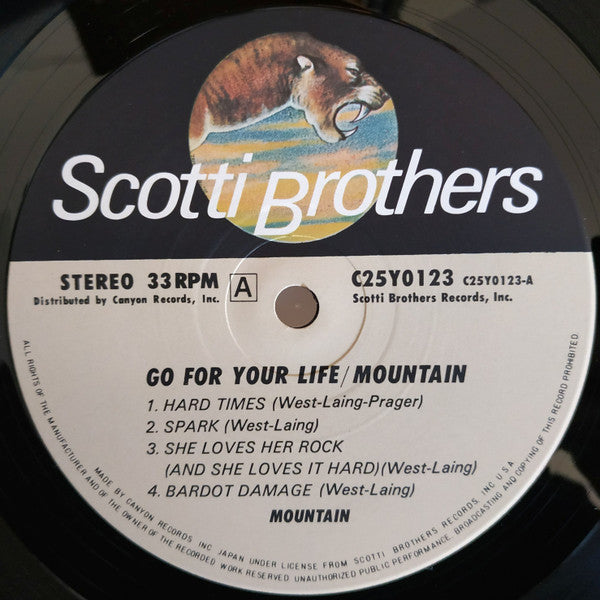 Mountain - Go For Your Life (Vinyl, LP, Album, Stereo)