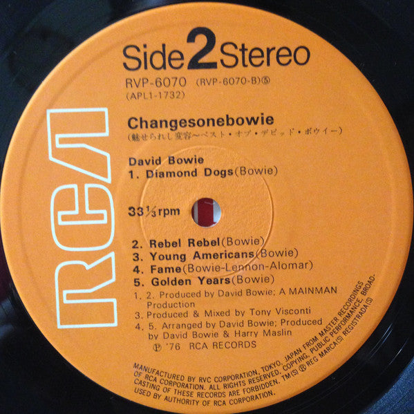 David Bowie - Changesonebowie (Vinyl, LP, Compilation) Very Good Plus (VG+) / Very Good Plus (VG+)