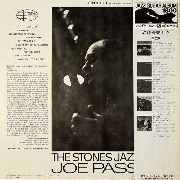 Joe Pass - The Stones Jazz (Vinyl, LP, Album, Stereo, Reissue) Very Good Plus (VG+) / Very Good (VG)