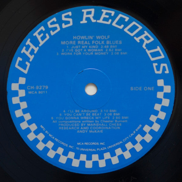 Howlin' Wolf - More Real Folk Blues (Vinyl, LP, Album, Reissue) Very Good Plus (VG+) / Good Plus (G+)
