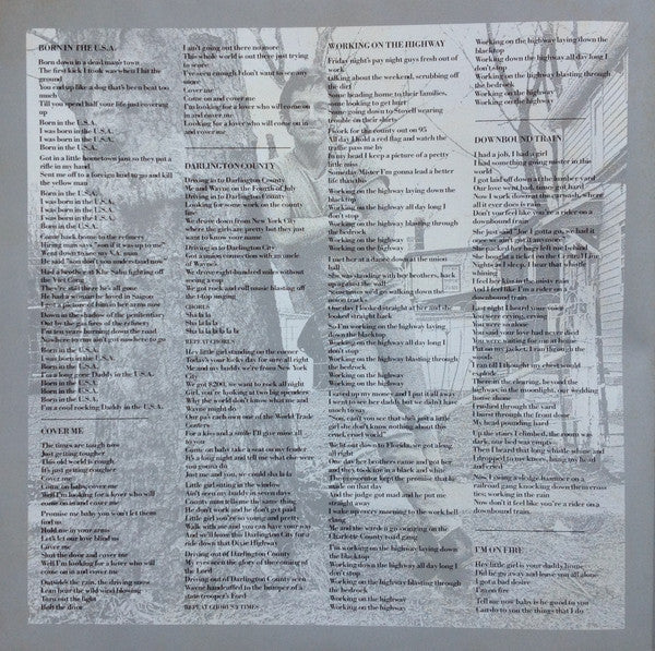 Bruce Springsteen - Born In The U.S.A. (Vinyl, LP, Album, Stereo)