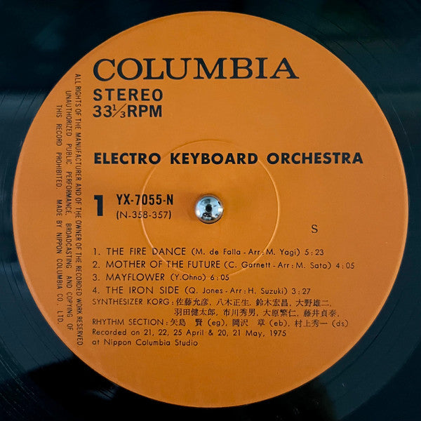 Electro Keyboard Orchestra - Electro Keyboard Orchestra (Vinyl, LP, Album) Very Good Plus (VG+) / Very Good Plus (VG+)