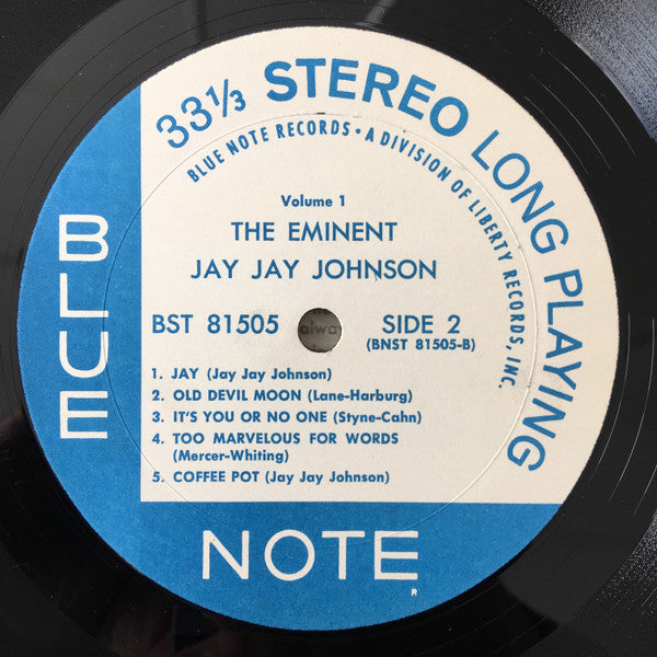 J.J. Johnson - The Eminent Jay Jay Johnson Volume 1 (Vinyl, LP, Compilation, Reissue, Stereo) Very Good Plus (VG+) / Very Good Plus (VG+)