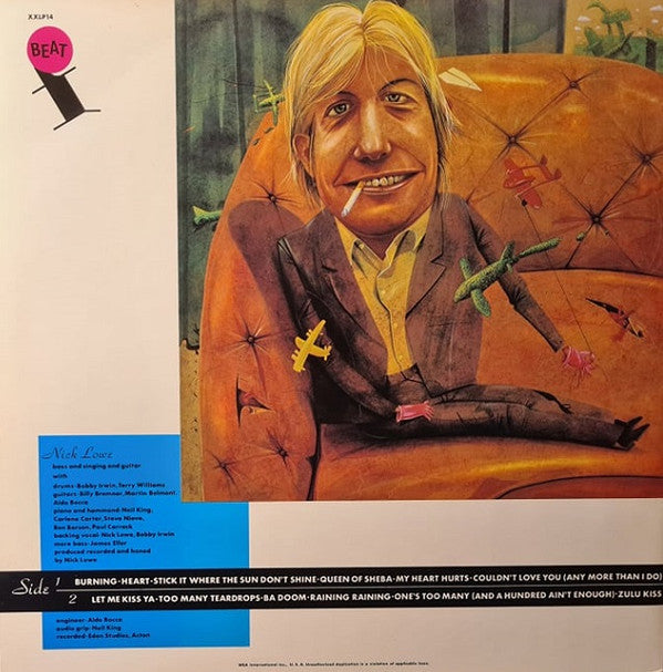 Nick Lowe - Nick The Knife (Vinyl, LP, Album) Very Good Plus (VG+) / Very Good Plus (VG+)