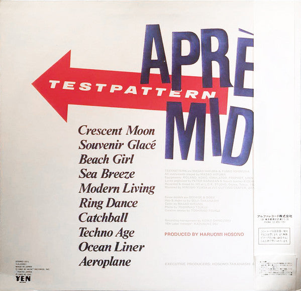 Testpattern - Après-Midi (Vinyl, LP, Album) Near Mint (NM or M-) / Very Good Plus (VG+)