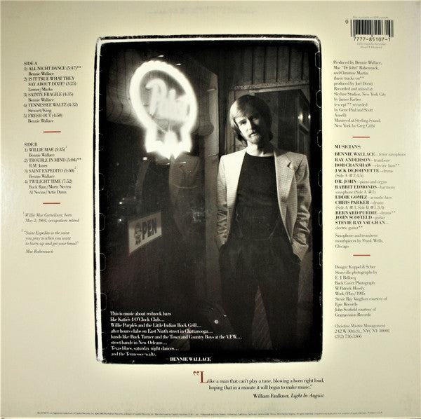 Bennie Wallace - Twilight Time (Vinyl, LP, Album, Stereo) Very Good Plus (VG+) / Very Good Plus (VG+)
