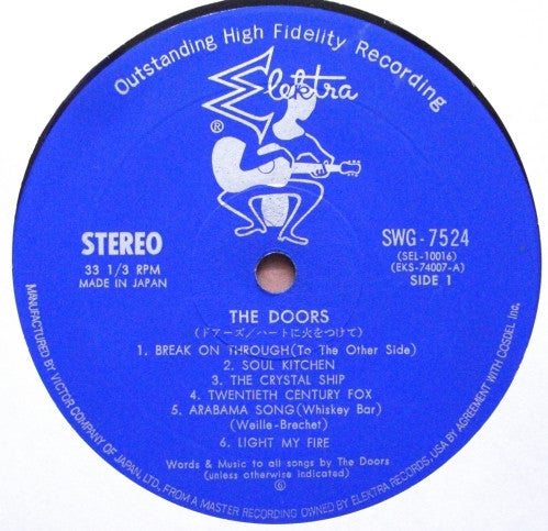 The Doors - The Doors (Vinyl, LP, Album, Stereo, Reissue) Very Good (VG) / Very Good (VG)