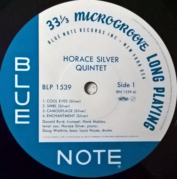 The Horace Silver Quintet - 6 Pieces Of Silver (Vinyl, LP, Album, Reissue, Mono) Very Good Plus (VG+) / Near Mint (NM or M-)