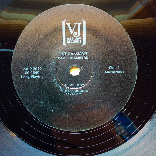 Paul Chambers (3) - 1st Bassman (Vinyl, LP, Album, Stereo) Very Good (VG) / Very Good (VG)