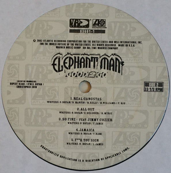 Elephant Man - Good 2 Go (Vinyl, LP, Album)