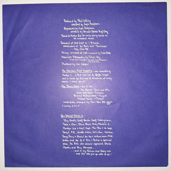 Phil Collins - Hello, I Must Be Going (Vinyl, LP, Album, Stereo) Very Good Plus (VG+) / Very Good Plus (VG+)