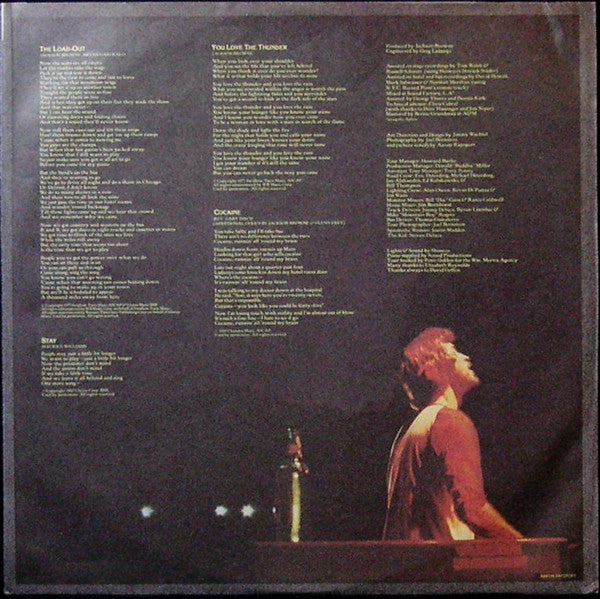 Jackson Browne - Running On Empty (Vinyl, LP, Album, Repress) Very Good Plus (VG+) / Very Good Plus (VG+)