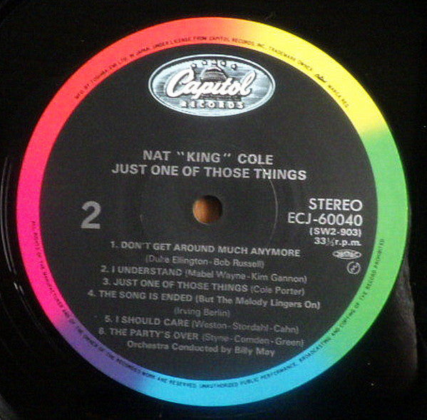 Nat King Cole - Just One Of Those Things (Vinyl, LP, Reissue, Stereo) Very Good Plus (VG+) / Very Good Plus (VG+)