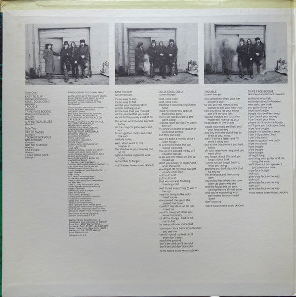 Little Feat - Sailin' Shoes (Vinyl, LP, Album, Reissue) Very Good (VG) / Very Good (VG)