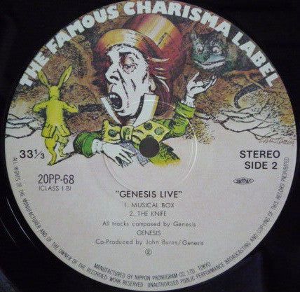 Genesis - Live (Vinyl, LP, Album, Reissue) Very Good (VG) / Very Good (VG)