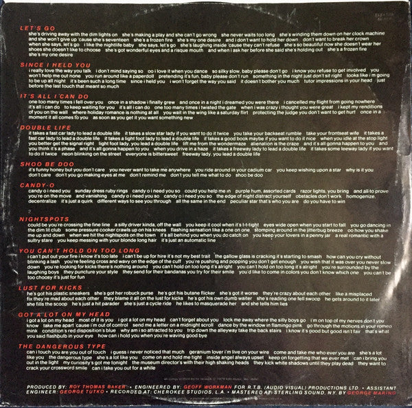 The Cars - Candy-O (Vinyl, LP, Album, Stereo) Very Good (VG) / Very Good (VG)