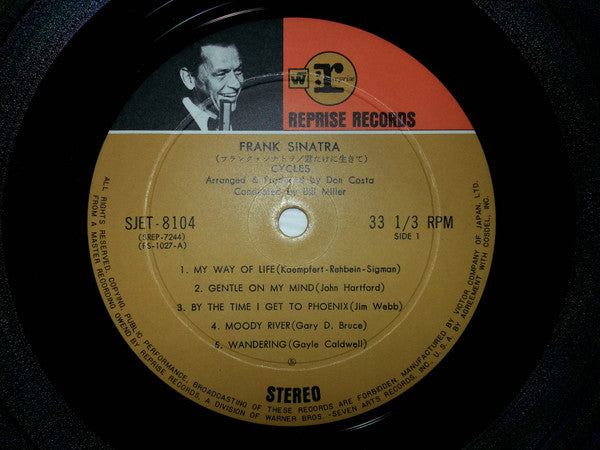 Frank Sinatra - Cycles (Vinyl, LP, Album) Very Good Plus (VG+) / Good Plus (G+)
