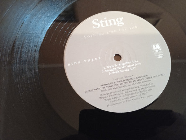 Sting - ...Nothing Like The Sun (Vinyl, LP, Album, Stereo)