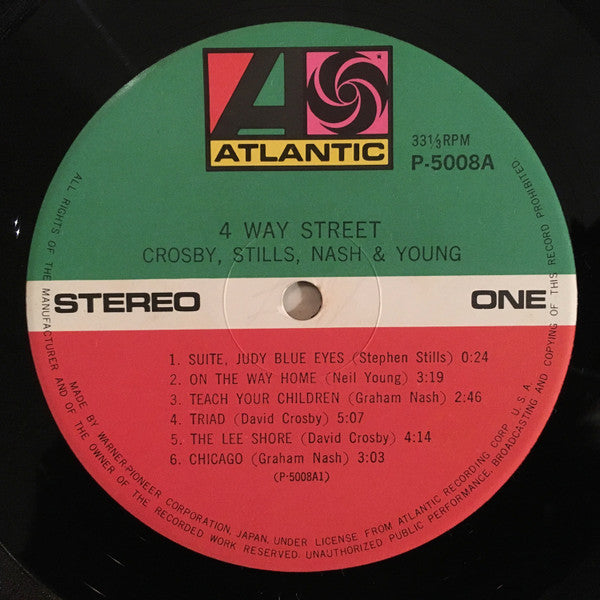 Crosby, Stills, Nash & Young - 4 Way Street (2xVinyl, LP, Album, Reissue) Very Good (VG) / Good Plus (G+)